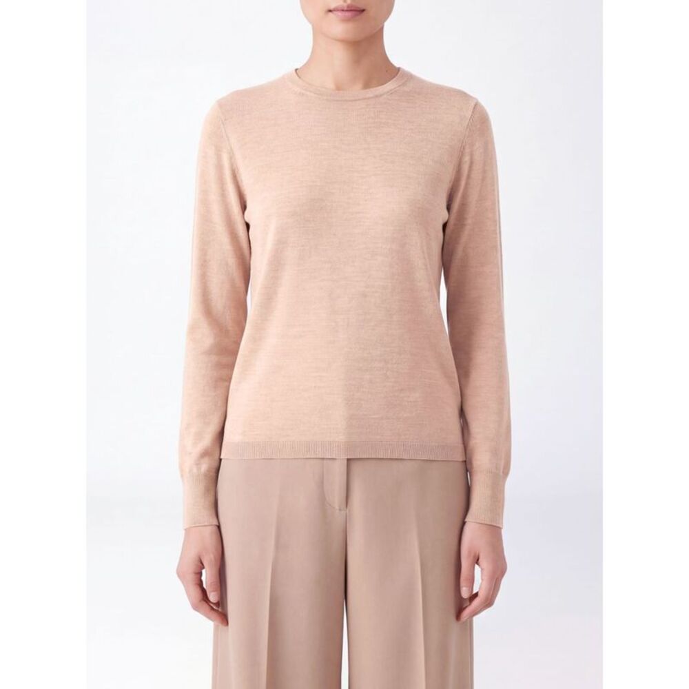 Aspesi Women Aspesi Pure Virgin Wool Crewneck Jumper With Ribbed Trims